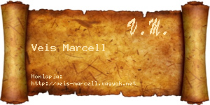 Veis Marcell névjegykártya