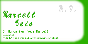 marcell veis business card